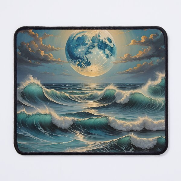 Item preview, Celestial Shores: Seascape with Floating Planet designed and sold by REALDesign-Shop.