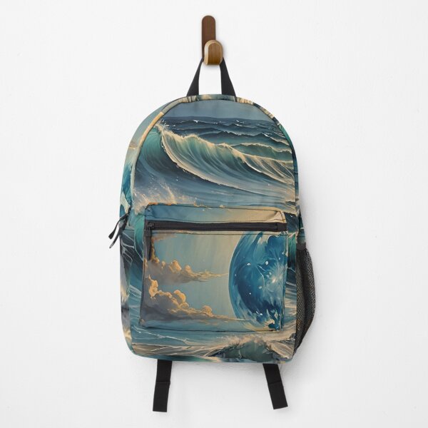 Item preview, Celestial Shores: Seascape with Floating Planet designed and sold by REALDesign-Shop.
