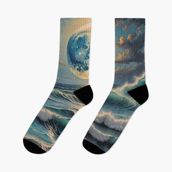 Item preview, Celestial Shores: Seascape with Floating Planet designed and sold by REALDesign-Shop.