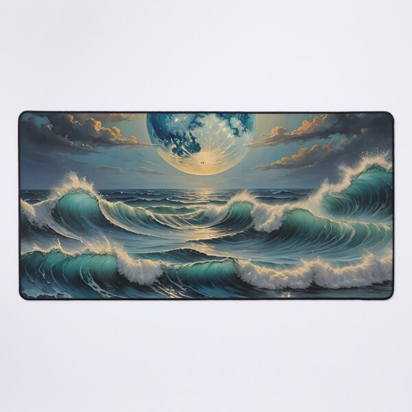 Item preview, Celestial Shores: Seascape with Floating Planet designed and sold by REALDesign-Shop.