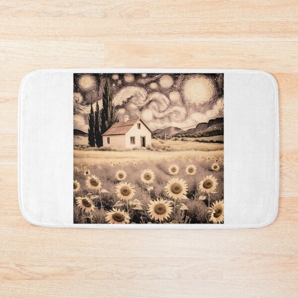 Item preview, Starry Sunflower Night designed and sold by FikaCreation.