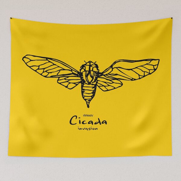 Item preview, "They're Back: Cicada 2024 Cicadageddon Invasion Tour - Witness Northern Illinois Cicadas Double Emergence of Spring Insect Bug Phenomenon with Entomology Enthusiast and Entomologist" designed and sold by artworkathome.