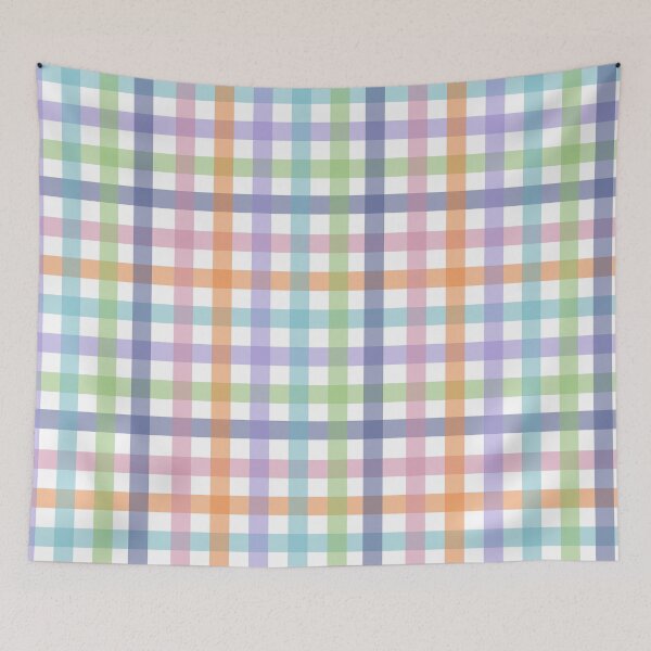 Item preview, Multicolored gingham seamless pattern background  designed and sold by Jayjaynaenae.