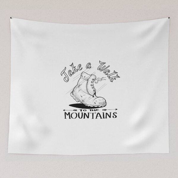 Item preview, Take A Walk To The Mountains - Hiking designed and sold by strokli.