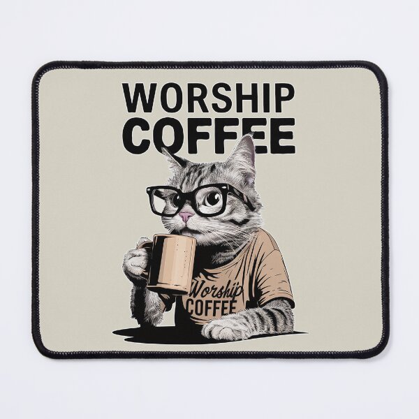 Item preview, Cat Worship Coffee designed and sold by miaowlove.