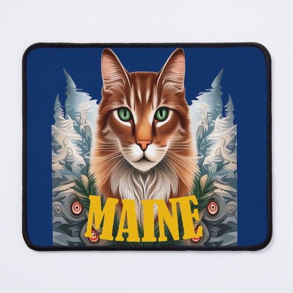 Item preview, Loving Maine State Cat With White Pine designed and sold by taiche.