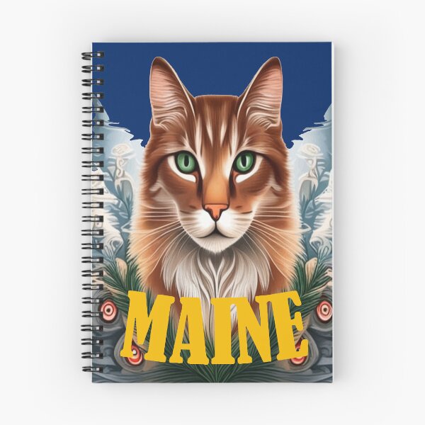 Item preview, Loving Maine State Cat With White Pine designed and sold by taiche.