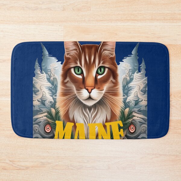 Item preview, Loving Maine State Cat With White Pine designed and sold by taiche.