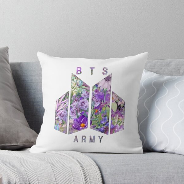 Item preview, Floral Euphoria BTS ARMY Logo designed and sold by FikaCreation.