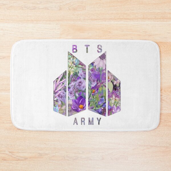 Item preview, Floral Euphoria BTS ARMY Logo designed and sold by FikaCreation.