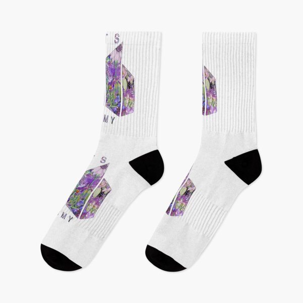 Item preview, Floral Euphoria BTS ARMY Logo designed and sold by FikaCreation.