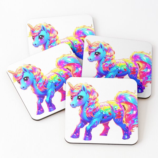Item preview, Unicornio arcoiris colorido designed and sold by LevCreates.