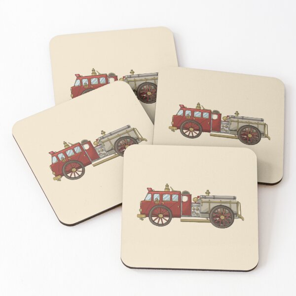 Item preview, Antique fire engine designed and sold by design-you-love.