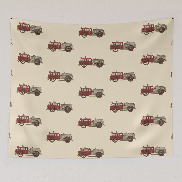 Item preview, Antique fire engine designed and sold by design-you-love.
