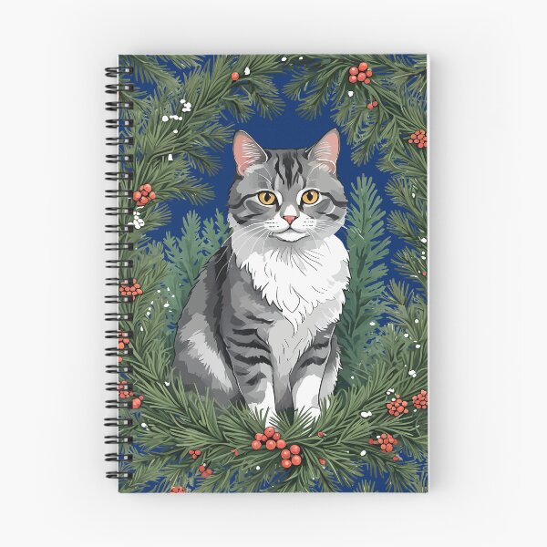 Item preview, Cute Cartoon-Style Maine Cat With Pine designed and sold by taiche.