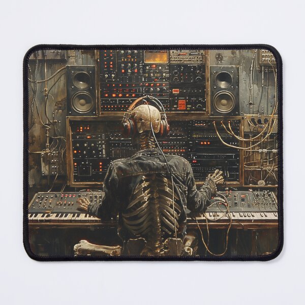 Item preview, Skeletal DJ in Retro Studio designed and sold by palmyst.