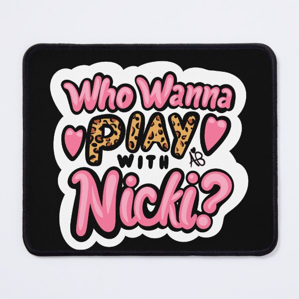 Item preview, Who Wanna Play with Nicki?, Nicki Minaj, light pink, cheetah print designed and sold by altbarbzz.