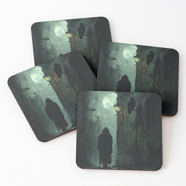 Item preview, Mysterious Figure on Foggy Night designed and sold by palmyst.