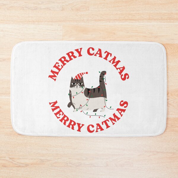 Item preview, Merry Catmas! - White - designed and sold by chiniii890.