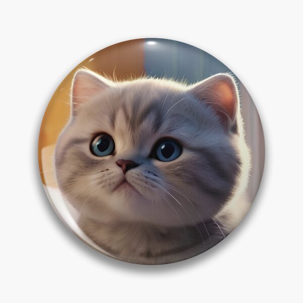 Item preview, British short hair scottish cat in AI designed and sold by TatStudio55.