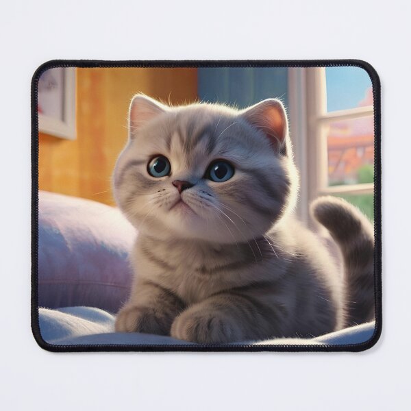 Item preview, British short hair scottish cat in AI designed and sold by TatStudio55.