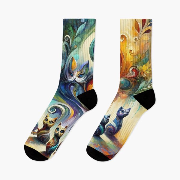 Item preview, Carousel of Whiskers: The Spectral Cat Dance designed and sold by mahajone.