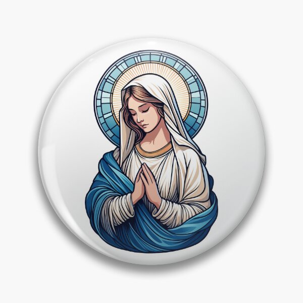 Item preview, Holy Virgin Mary: Pray for Us Catholic designed and sold by Tekweni.
