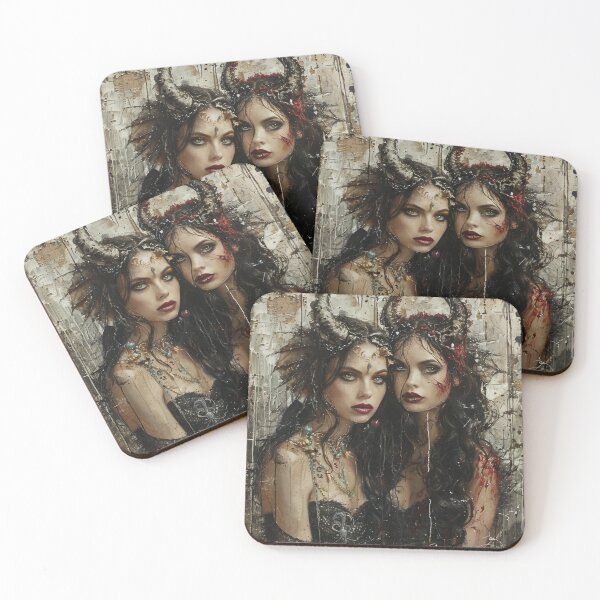 Item preview, Twin Enchantresses of Dark Mysteries designed and sold by palmyst.