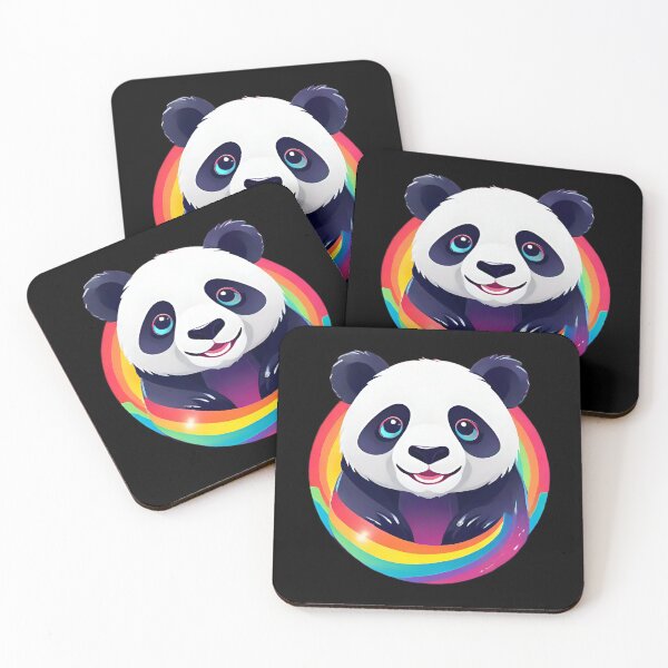 Item preview, Rainbow Hugging Panda  designed and sold by ArtByFrancis.