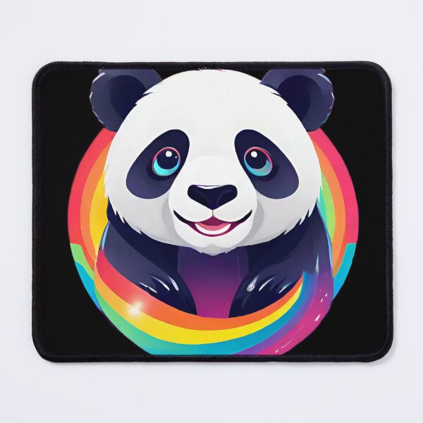 Item preview, Rainbow Hugging Panda  designed and sold by ArtByFrancis.