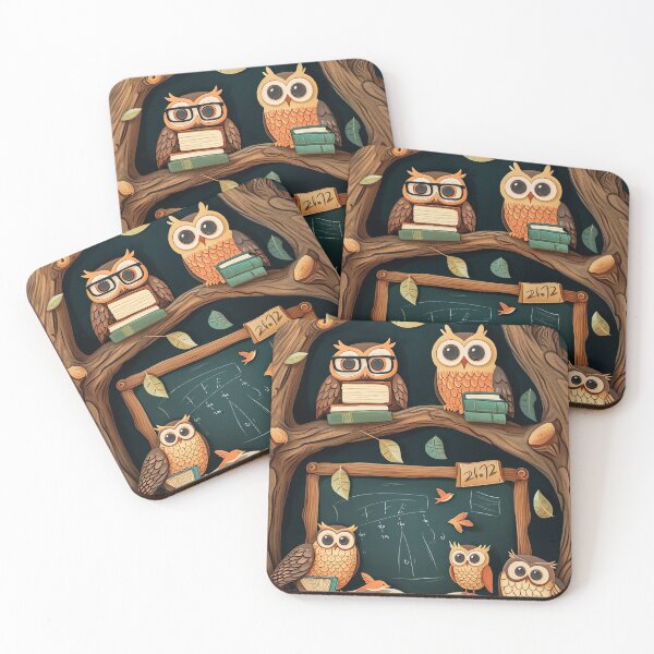 Item preview, Wise Owls in Trees designed and sold by cute-animals99.