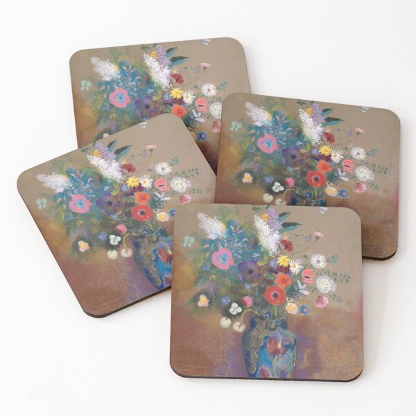 Item preview, Buquet of flowers painting by Odilon Redon ca. 1900–1905 designed and sold by Decor Prints Gallery.