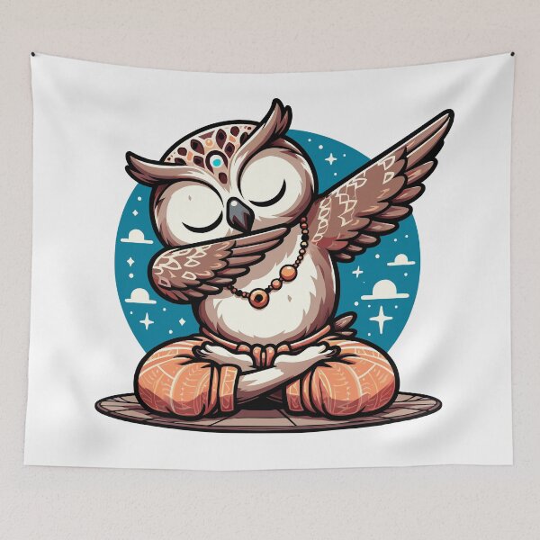 Item preview, Wise Owl Yoga Master designed and sold by Designowner.