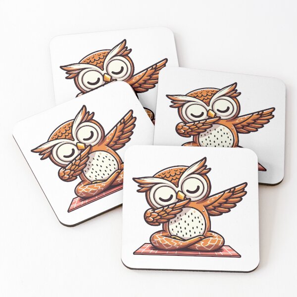 Item preview, Owl Yoga Master designed and sold by Designowner.