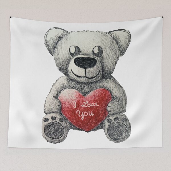 Artikelvorschau, Teddy Bear "I Love You" entworfen und verkauft von ColorHurricane.