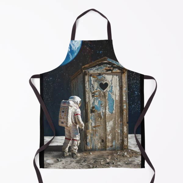 Item preview, Astronaut and Outhouse on the Moon 01 designed and sold by mhfoto.