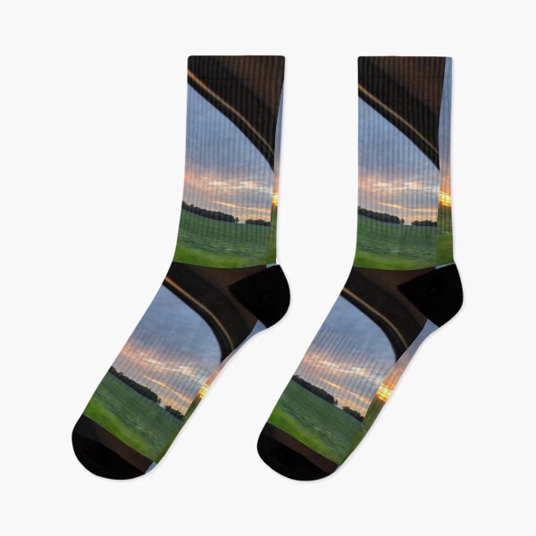 Item preview, Puesta de sol ardiente sobre el campo designed and sold by MacGyverW93.