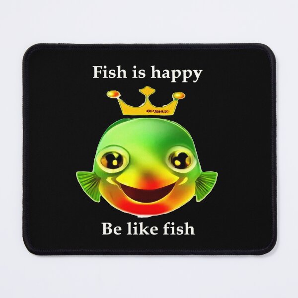 Item preview, Happy Fish - Be Like Fish - Design designed and sold by Emperor-T.
