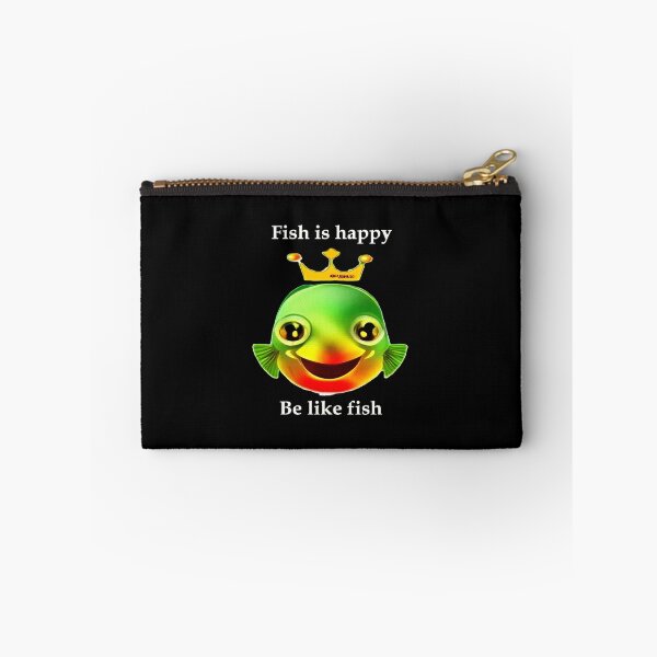 Item preview, Happy Fish - Be Like Fish - Design designed and sold by Emperor-T.
