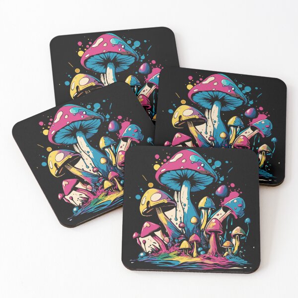 Item preview, Enigmatic Mushrooms: Vibrant Fantasy Fungi Artwork designed and sold by BNCH44.