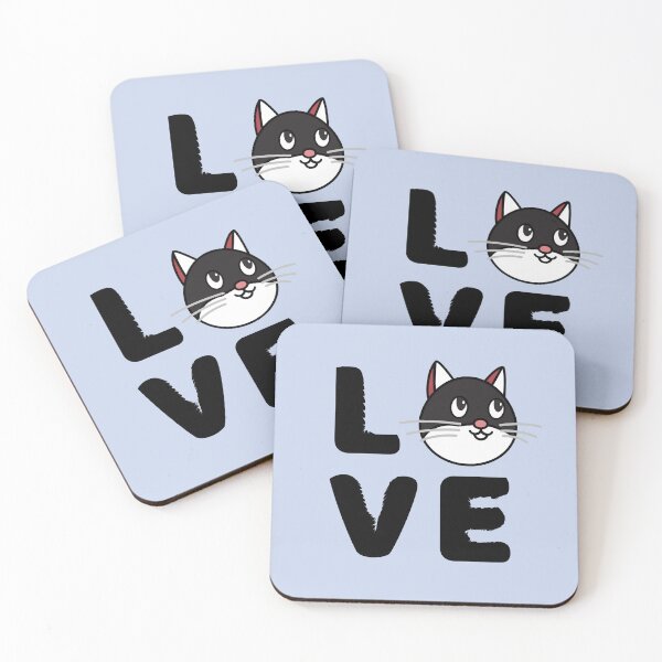Item preview, Love Cat, Cute Cat, designed and sold by DekoDesignsHub.