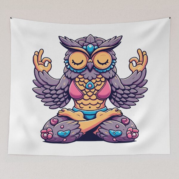 Item preview, Yoga Owl designed and sold by Designowner.