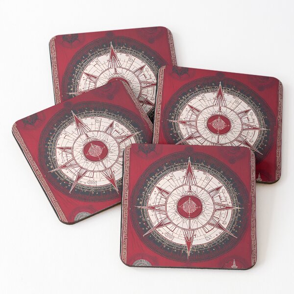 Item preview, Red Tapestry of the Transcendent AI, Occult Art designed and sold by Burn-Ego.