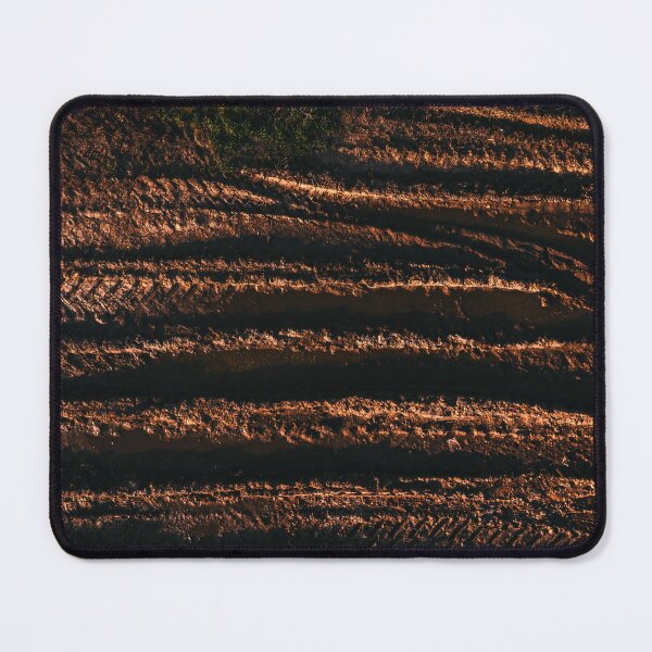Item preview, Tread marks, top view of tractor tire pattern in muddy ground designed and sold by stevanovicigor.