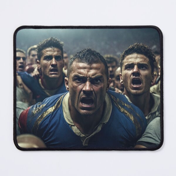 Item preview, Angry soccer hooligans at stadium designed and sold by stevanovicigor.