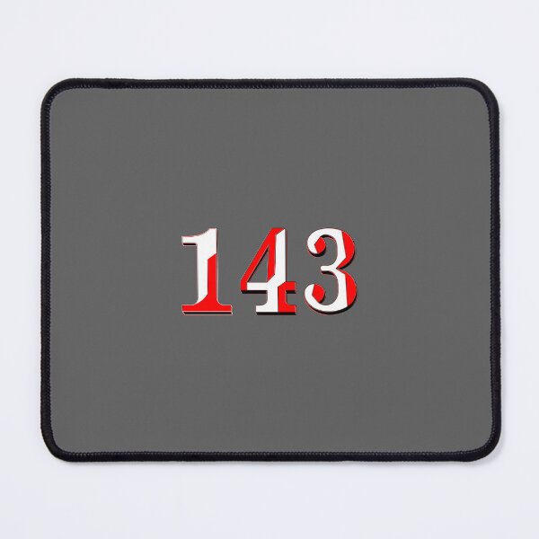 Item preview, number one hundred and  fourty three digit 143 order sequence team member age designed and sold by 4rpixs.