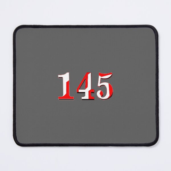 Item preview, number one hundred and fourty five digit 145 order sequence team member age designed and sold by 4rpixs.