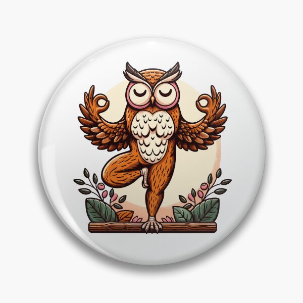 Item preview, Yoga Owl designed and sold by Designowner.