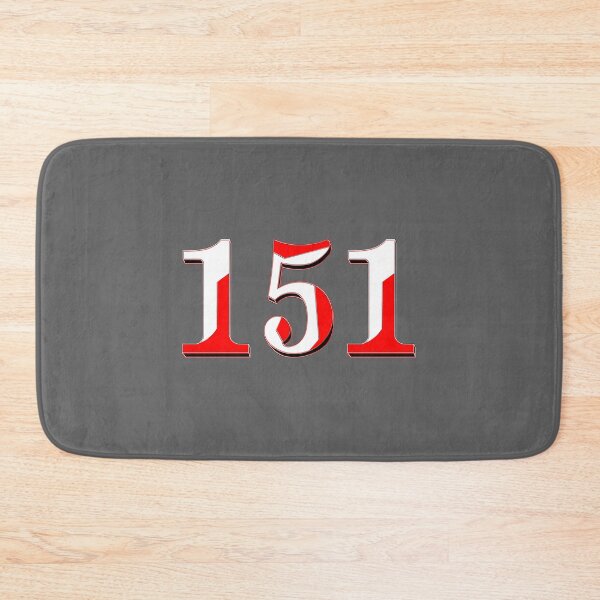 Item preview, number one hundred and fifty one digit 151 order sequence team member age designed and sold by 4rpixs.