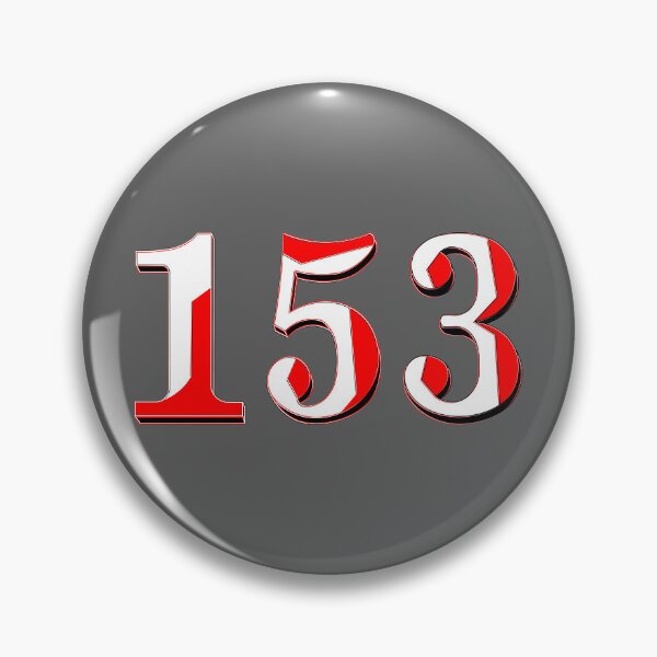 Item preview, number one hundred and fifty three digit 153 order sequence team member age designed and sold by 4rpixs.